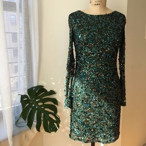 Aidan Mattox Dresses - AIDAN MATTOX EMERALD SEQUIN DRESA SIZE 6 Aidan Mattox Dresses - AIDAN MATTOX EMERALD SEQUIN DRESA SIZE 6