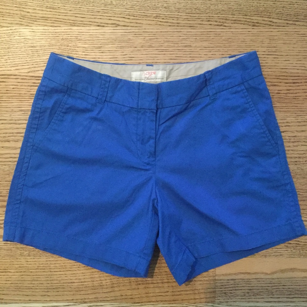J. Crew 5" blue chino