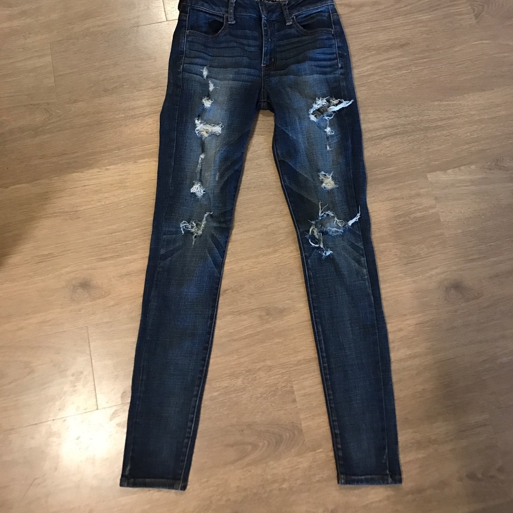 American Eagle Distressed Jeggings