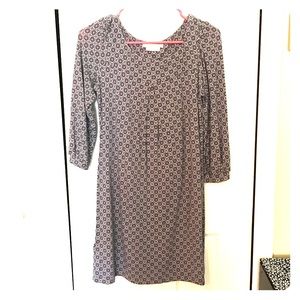 Purple long sleeve dress