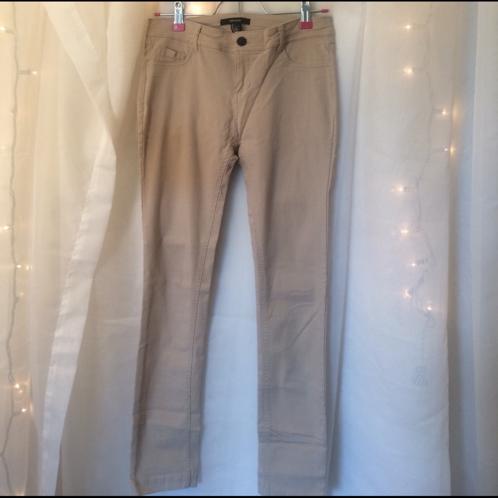 FOREVER21 khaki pants/leggings.