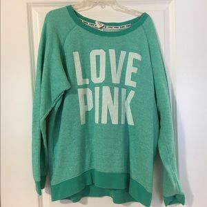Victoria's Secret Mint Sweatshirt
