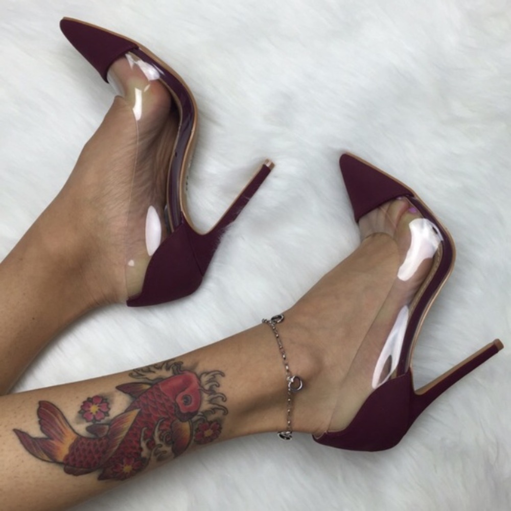 Super sexy lucite heels