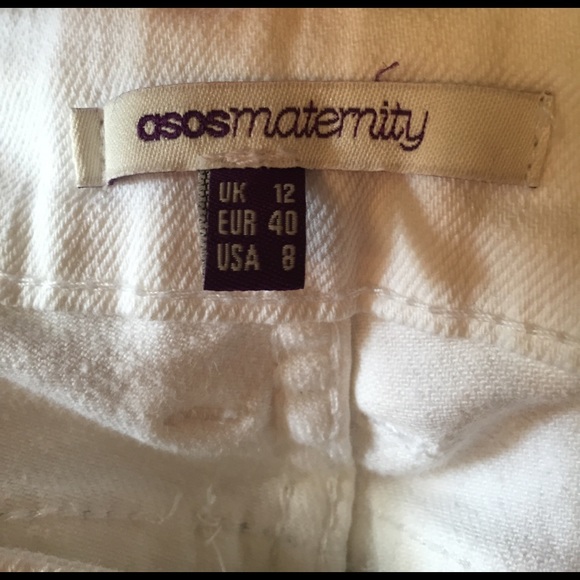 Price reduced!!! ASOS skinny white maternity jeans - Picture 2 of 4