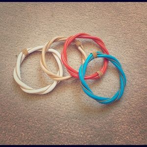 Set of wicker bangles
