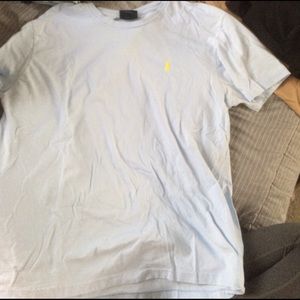 Polo men's light blue t