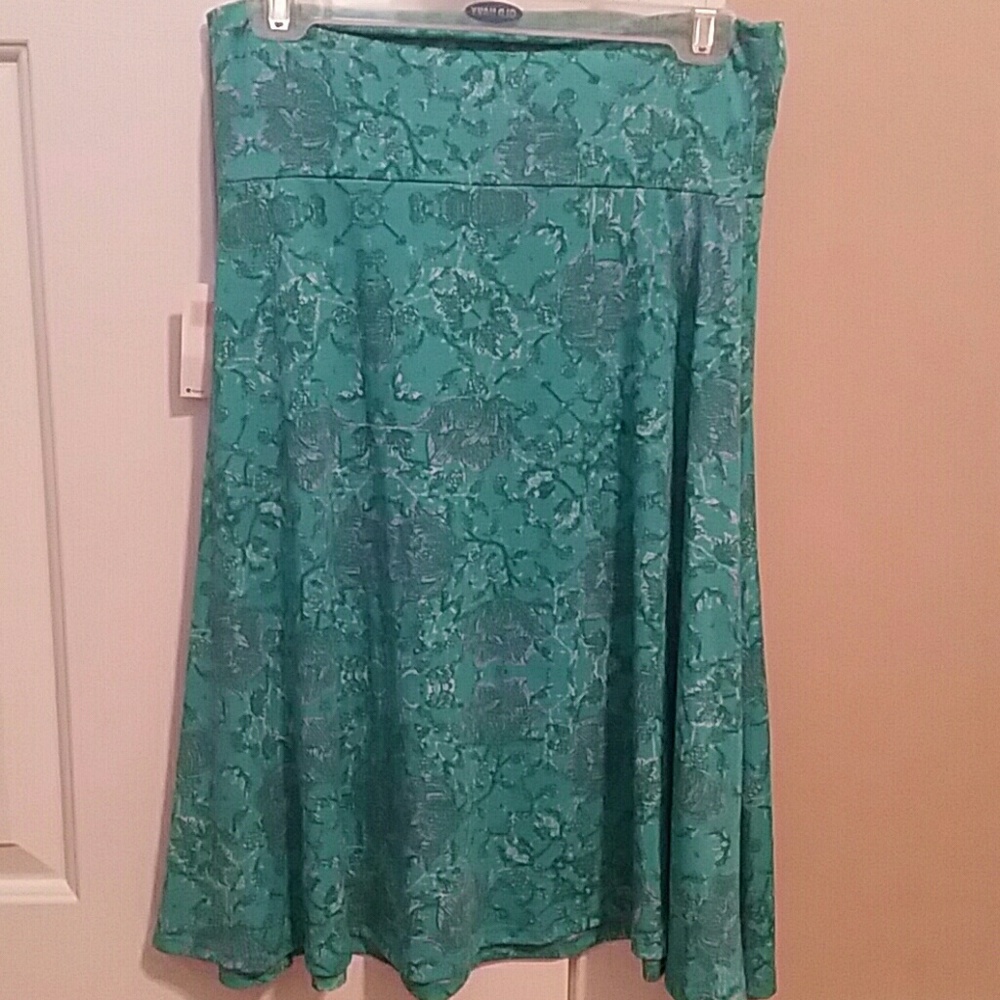 LuLaRue Azure Skirt NWT