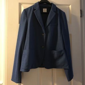 Blue sweatshirt academy blazer by Gap
