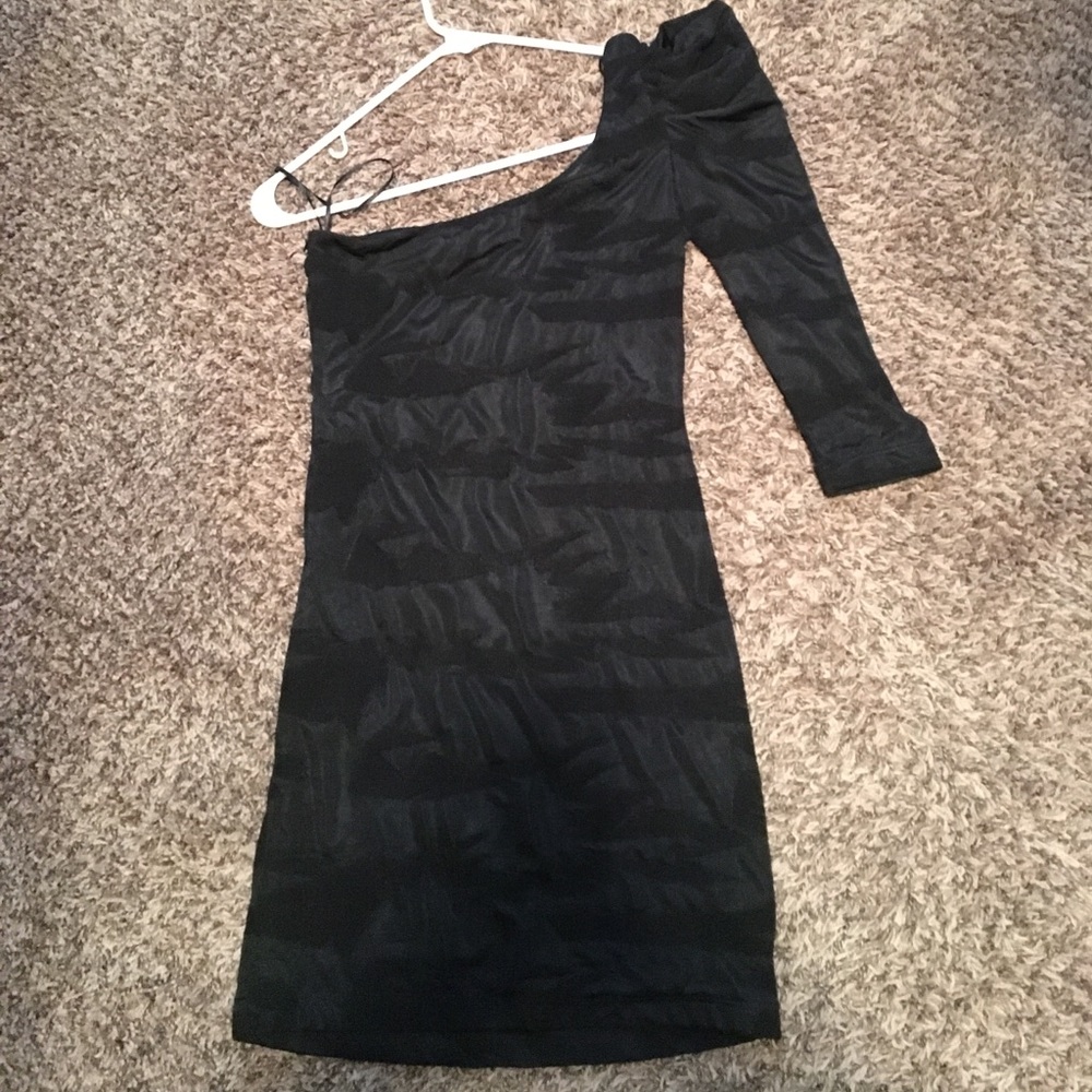 AKIRA one shoulder trendy mini dress