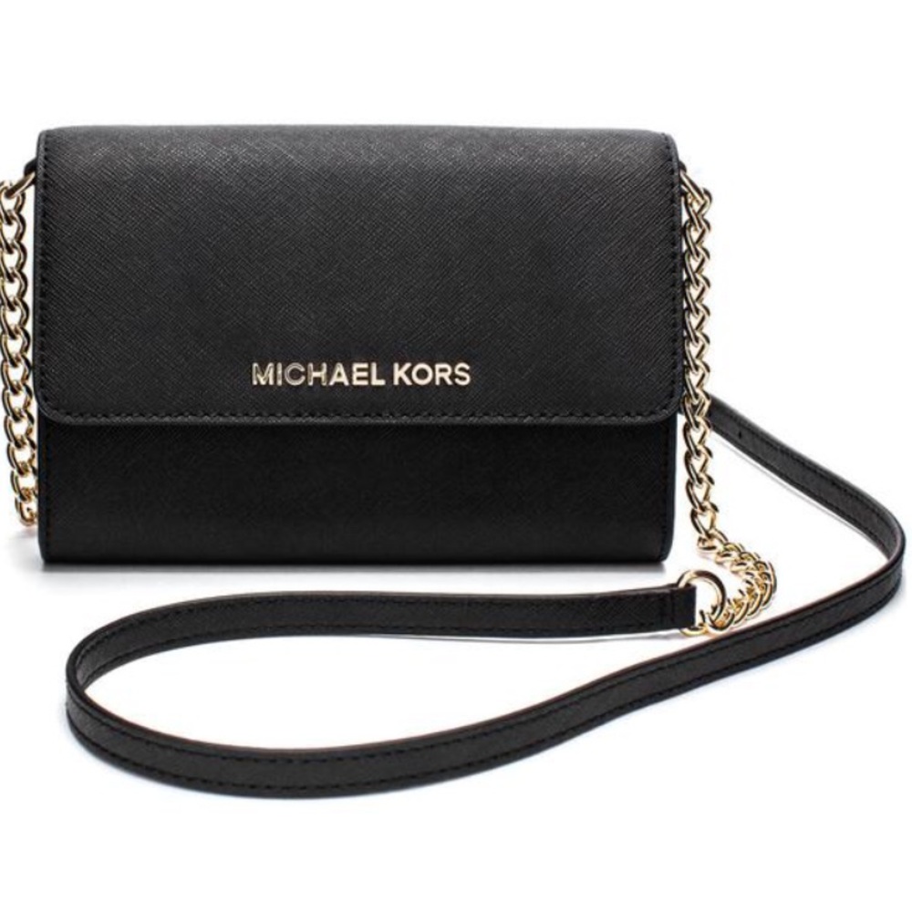 Jet Set Saffiano Leather Smartphone Crossbody