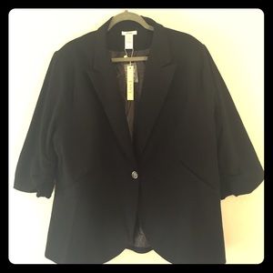 Black ModCloth "Fine & Sandy" Blazer. Like NEW