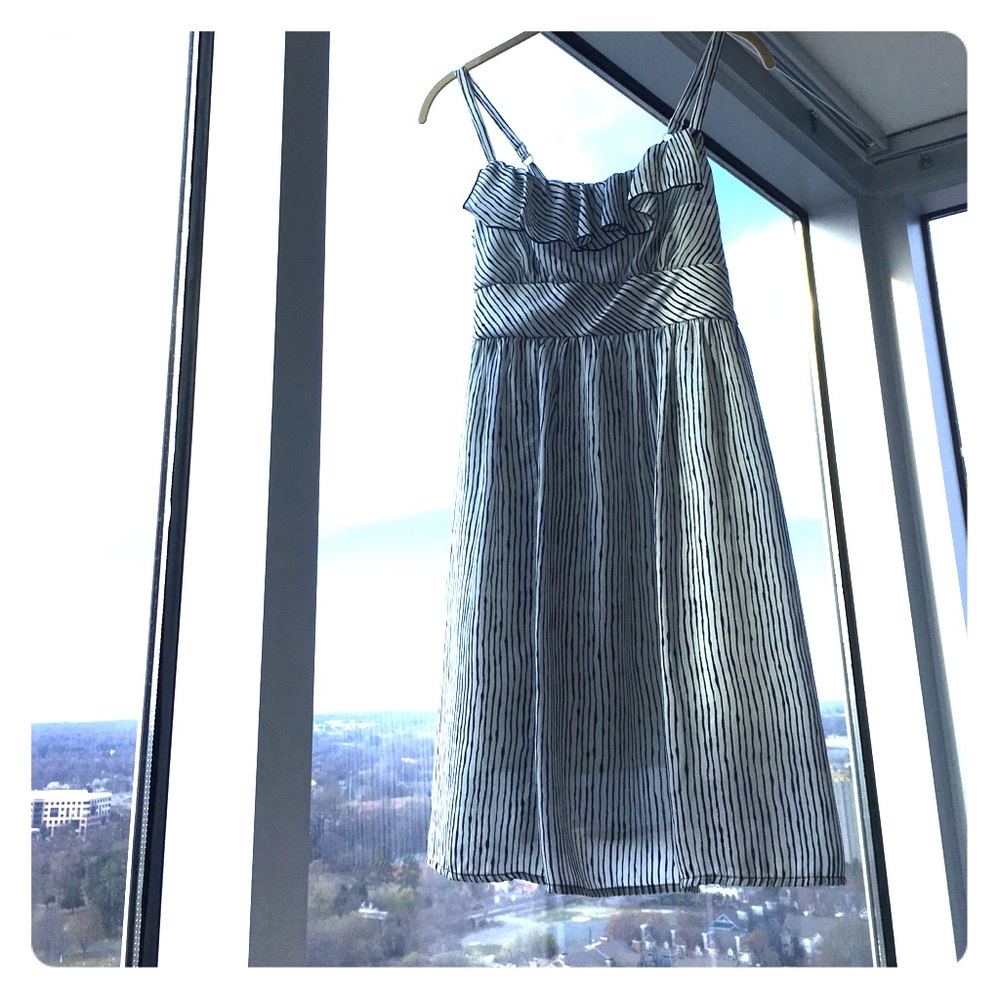 Striped flirty dress