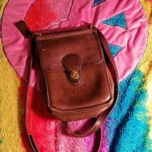Coach Bags Vintage Coach Brown Leather Crossbody Bag Poshmark