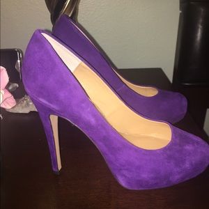 Dolce Vita Purple suede heels size 7.5