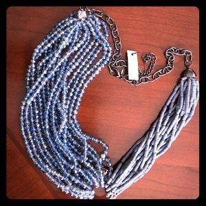 Chico's Cleo Multi strand Statement Necklace