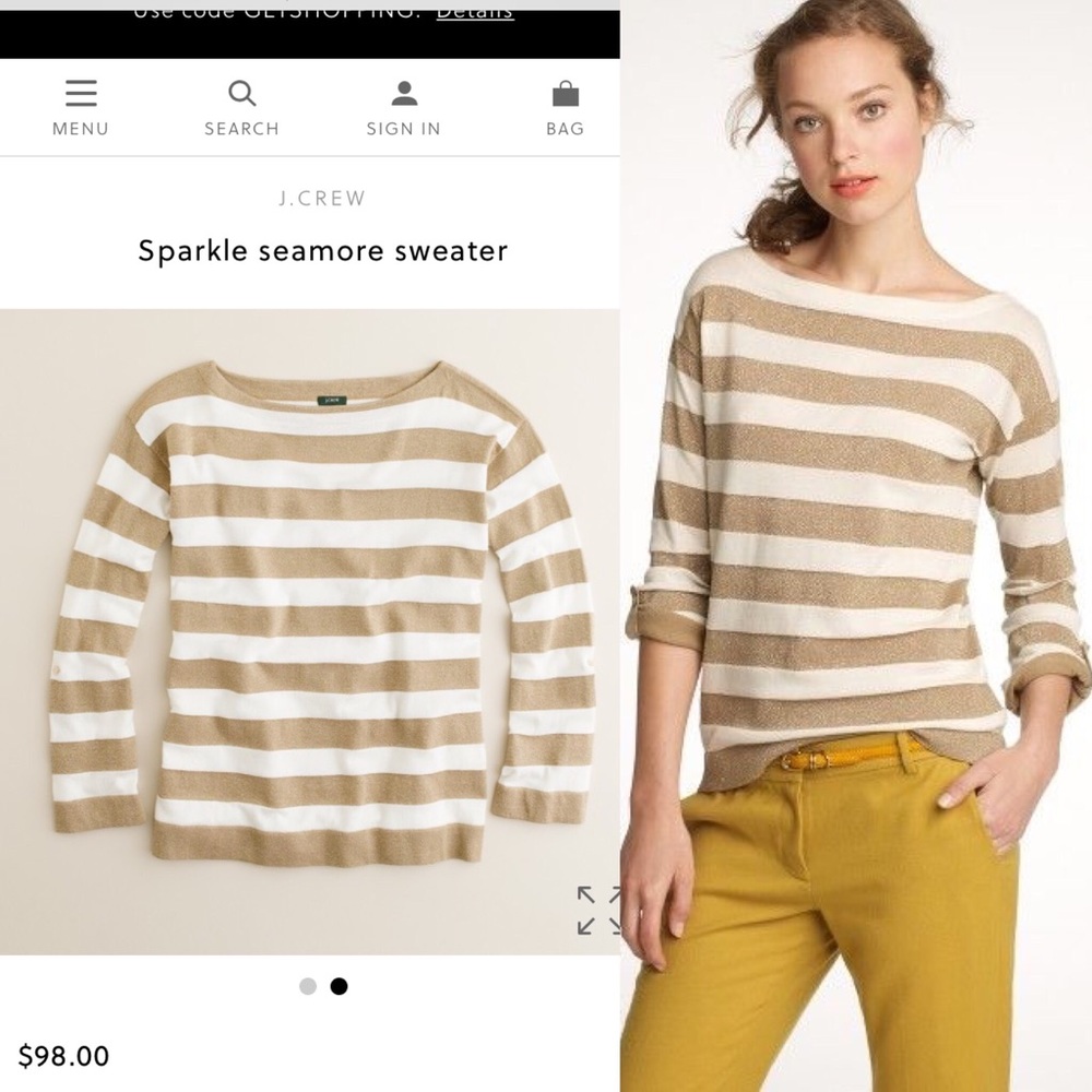 J Crew Seamore Sweater