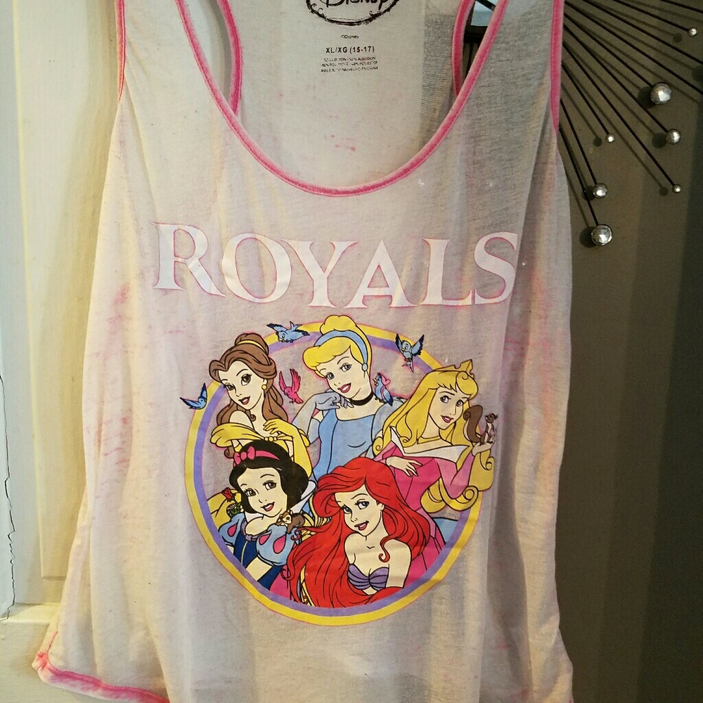 SHEER Disney Princess tank