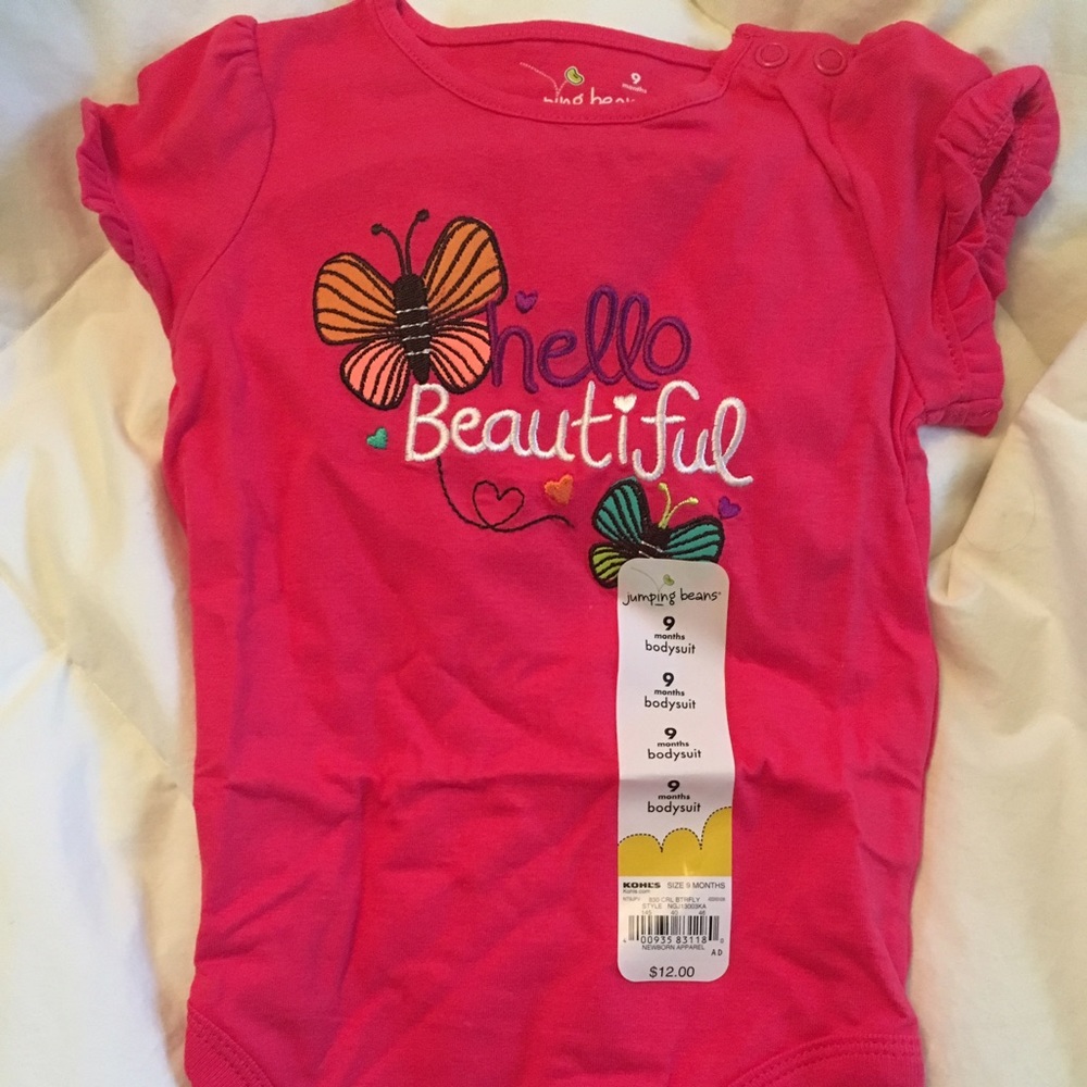 NWT baby girl bodysuit