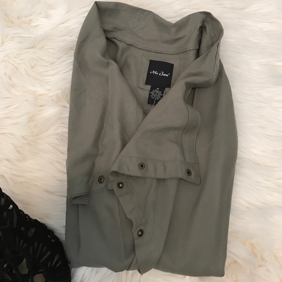 Me Jane Buttoned Military Vest - Picture 3 of 8