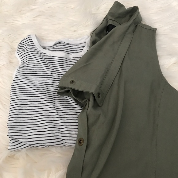 Me Jane Buttoned Military Vest - Picture 2 of 8