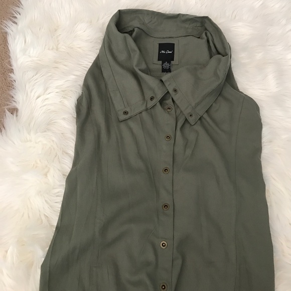 Me Jane Buttoned Military Vest - Picture 5 of 8