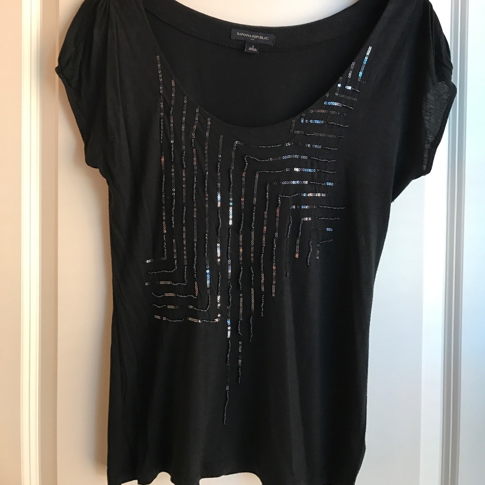 Banana Republic Embellished Tee