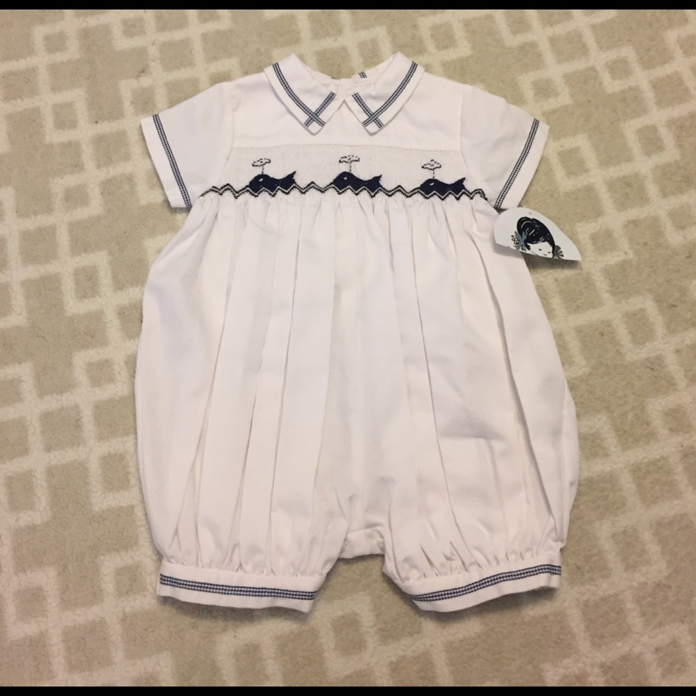 NWT Sarah Louise Hand Smocked 6M Outfit