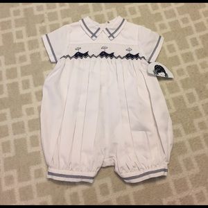 NWT Sarah Louise Hand Smocked 6M Outfit