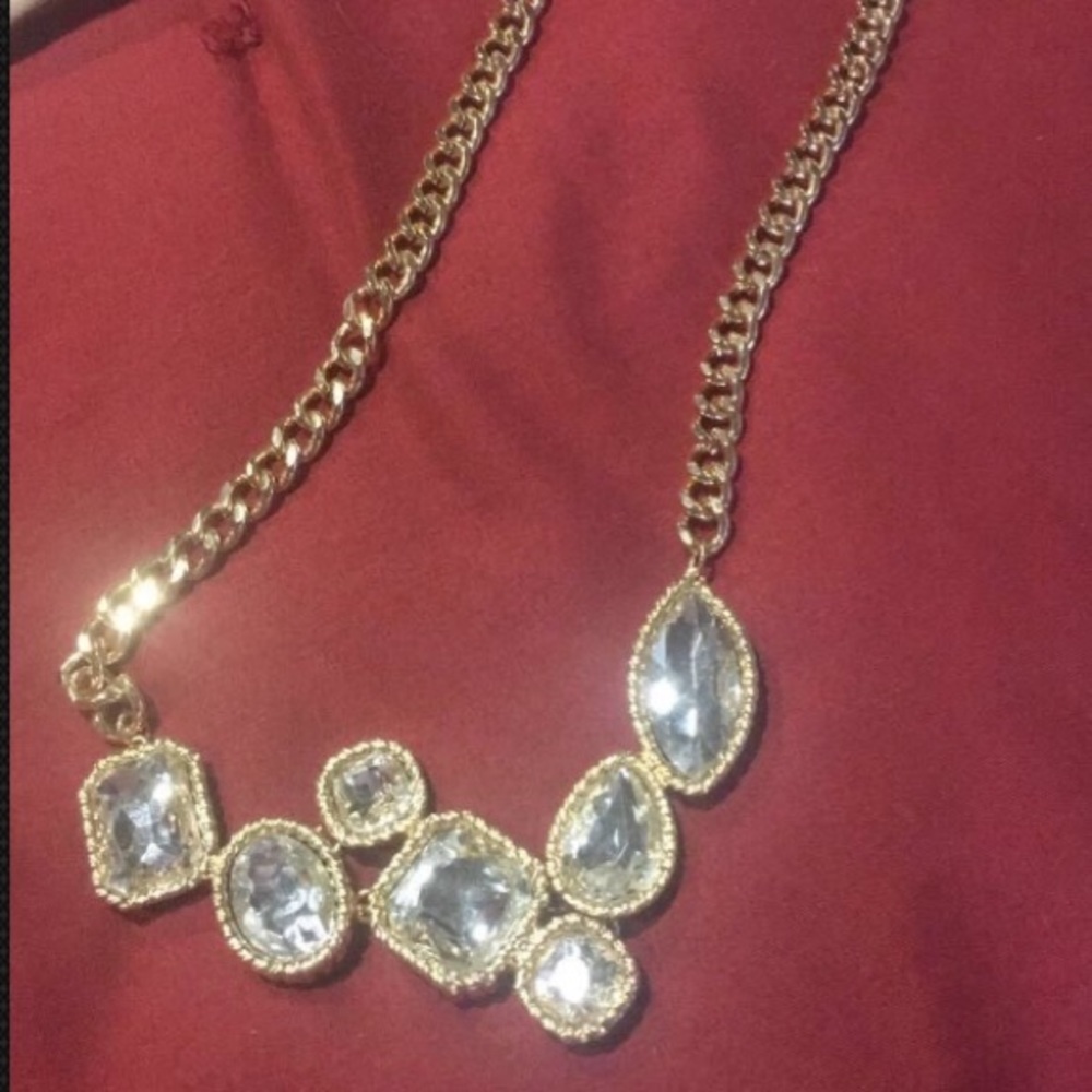 abstract jewel necklace