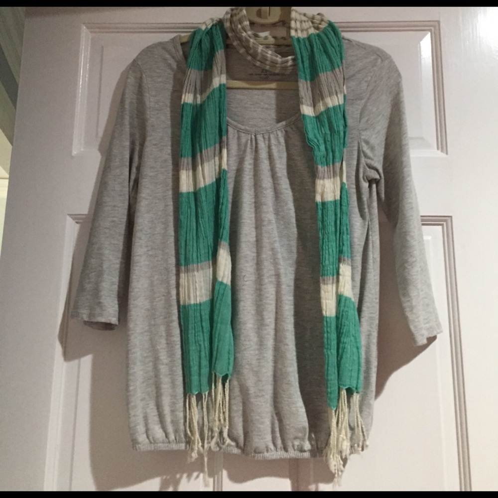 Shirt with Scarf