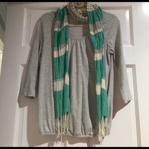 Shirt with Scarf