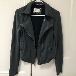 Stylish Terry Cloth Moto Jacket by Anthropologie