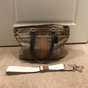 Large Coach Purse/ Diaper Bag