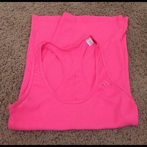 Neon Pink Adidas Athletic Top