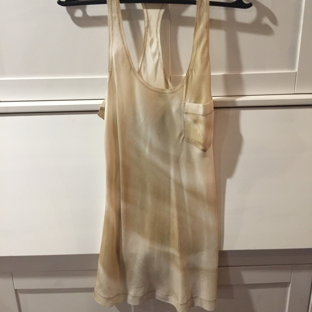 Bebe silk tank top