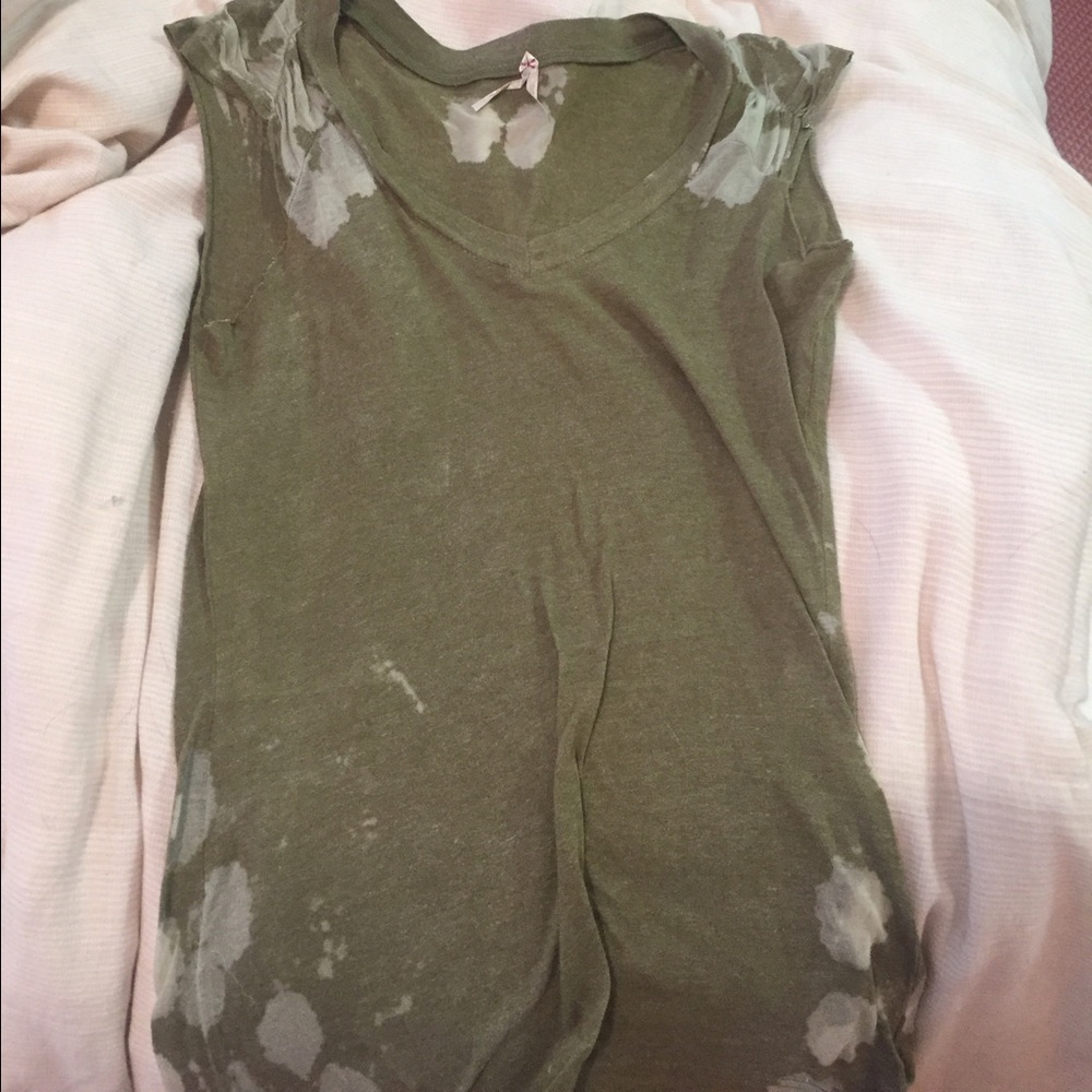 free people tie dye tee size M