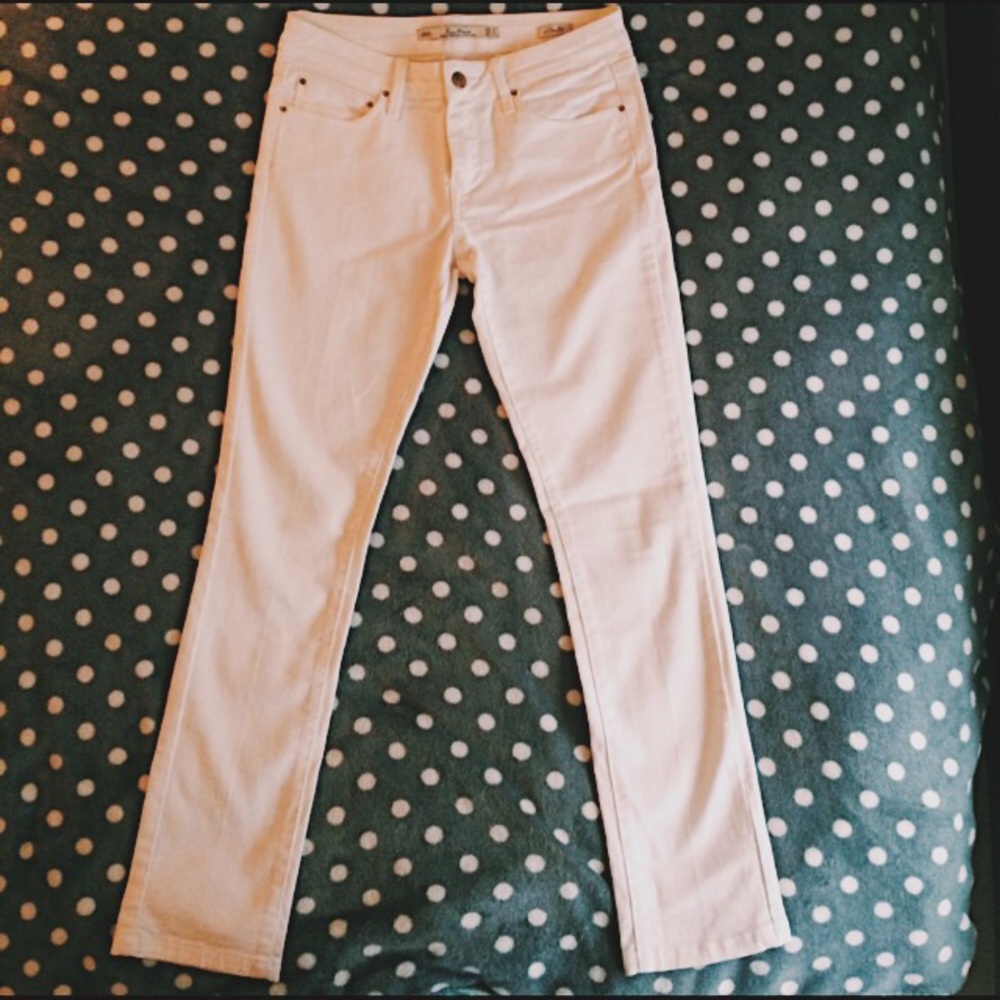 Zara Slim Fit Denim Jeans White