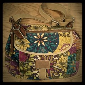 Authentic Colorful Fossil Handbag