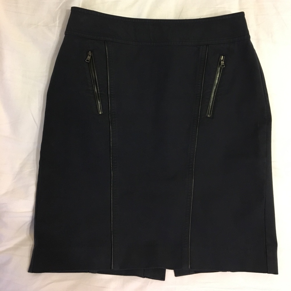 Ann Taylor Navy Blue Skirt
