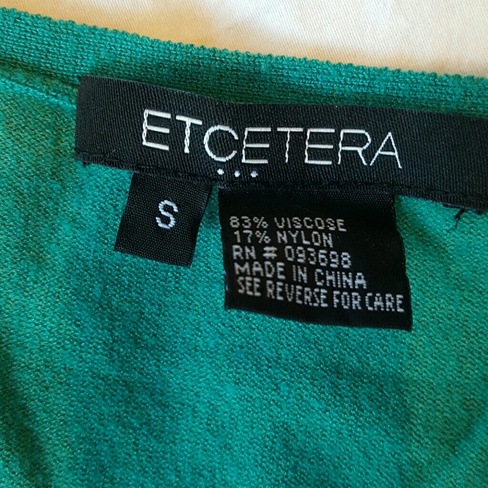Turquoise sweater - Picture 3 of 4