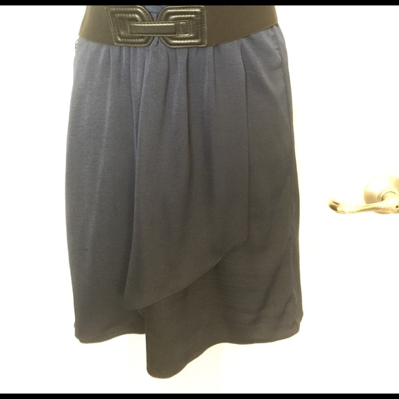 ❤BCBGMAXAZRIA SZ SM BLUE DRESS❤ - Picture 5 of 8