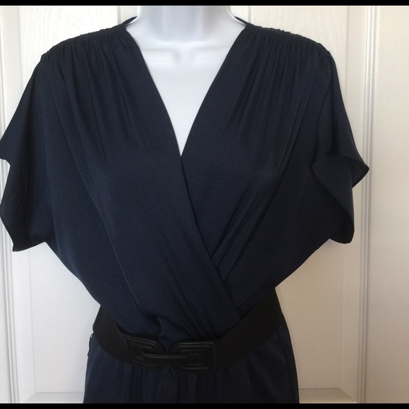 ❤BCBGMAXAZRIA SZ SM BLUE DRESS❤ - Picture 3 of 8