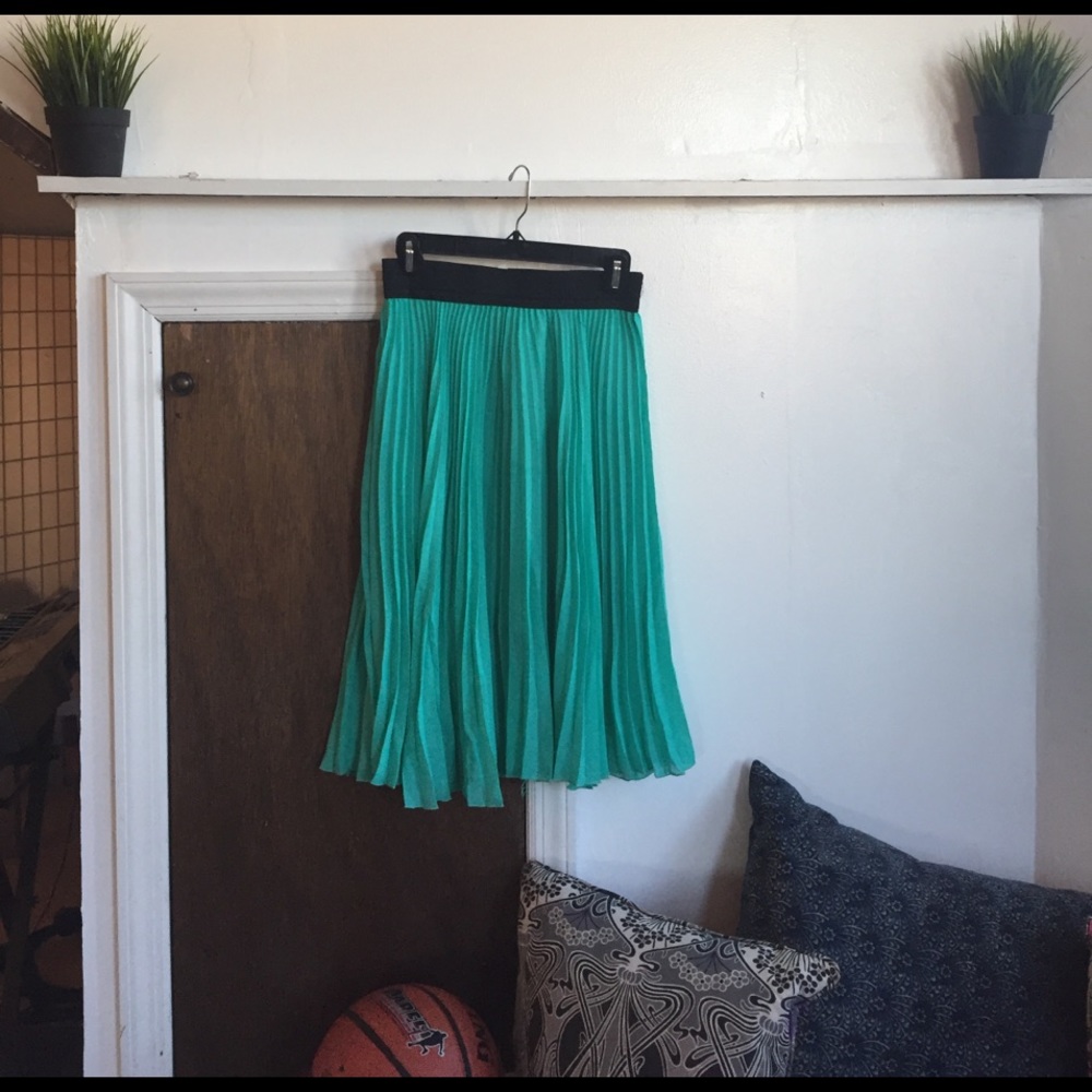 Jay Jane pleated flowy mid length skirt