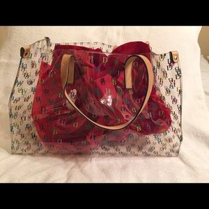 Dooney & Bourke Clear Medium Shopper Bag Purse