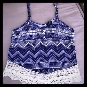 Small crochet lace crop top