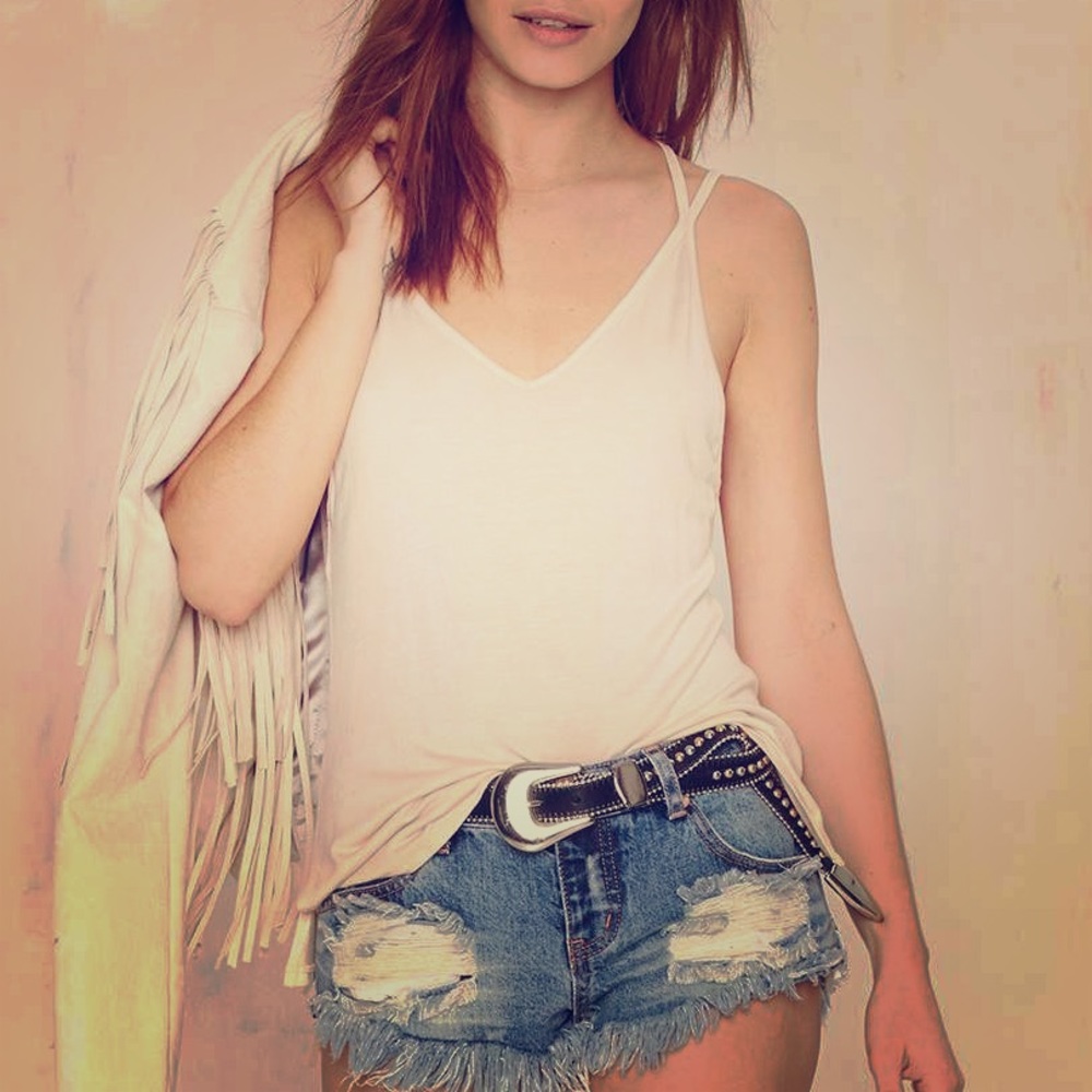 Nasty Gal Double V Strappy Tank