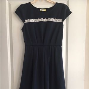 Simple with a pop of lace