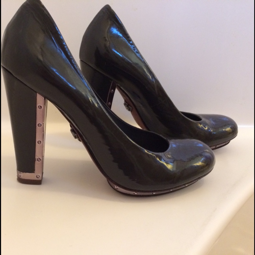 Grey Platform Pumps - image 1