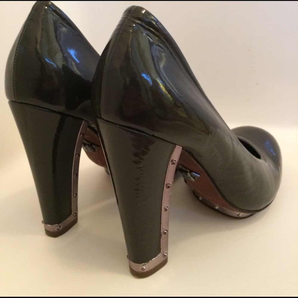 Grey Platform Pumps - image 3