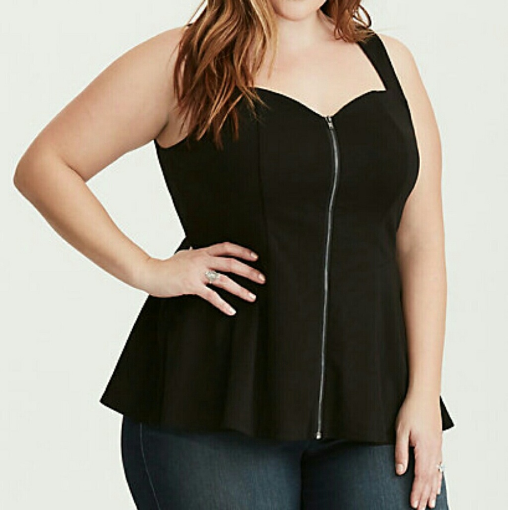 Torrid peplum top